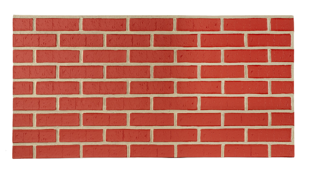 Contemporary Brick - Red Brick - Gray Grout